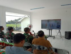 Percepat Kemandirian Ekonomi Desa, Dandim 0724/Boyolali Ikuti Vicon Pembangunan KDMP