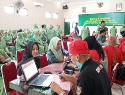 Semarak HUT ke-80 Persit, Persit KCK Cab XLV Dim 0724/Boyolali Gelar Donor Darah