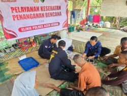Polri Hadir Jaga Asa di Tengah Bencana, Ratusan Warga Aceh Terima Layanan Bakti Kesehatan Ops Aman Nusa II