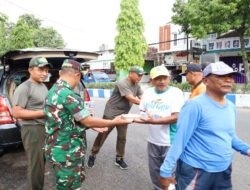 Wujud Nyata Peduli Sesama, Kodim Ponorogo Lalukan Baksos Jumat Berkah
