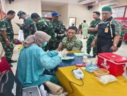 Kodim 0735/Surakarta Gelar Donor Darah Dalam Rangka HUT Ke – 80 Persit Kartika Chandra Kirana Tahun 2026