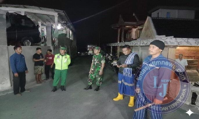 Koramil 06 Cepogo Bersama Warga Gelar Ronda Malam, Tingkatkan Kewaspadaan Lingkungan