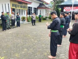 Sinergi TNI-Polri Kawal Latihan Gabungan Pagar Nusa di Trenggalek