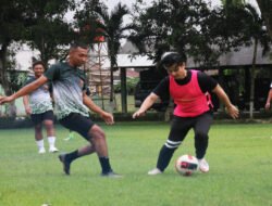 TNI dan Pemkab Trenggalek Pererat Silaturahmi Lewat Olahraga Bersama