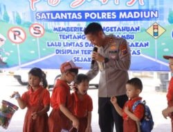 Polisi Sahabat Anak : Polres Madiun Edukasi Tertib Lalin Sejak Dini