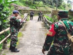 Survei Jembatan di Mojosongo, Babinsa dan Zidam IV/Diponegoro Siapkan Akses Vital untuk Warga