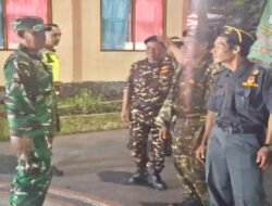 Koramil 01/Boyolali Gelar Patroli Malam Bersama Linmas dan Warga di Tegal Rejo