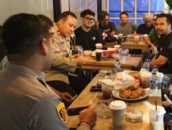 “Ngobrol Santai dan Ngopi Bareng, Kapolres Priok Bersama Jurnalis”