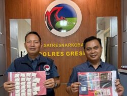 Keberhasilan Polres Gresik, 1.169 Pil Dobel L Berhasil Diamankan dari Peredaran