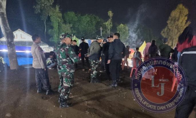 Patroli Wilayah, TNI-Polri Perkuat Keamanan Desa Tawangsari