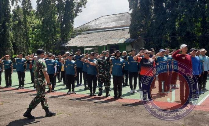 Puluhan Guru Sekolah Dasar Di Jatisrono Dilatih PBB Oleh TNI