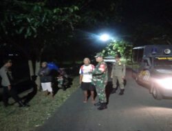 Patroli Malam Babinsa Koramil Karanggede ciptakan rasa Aman
