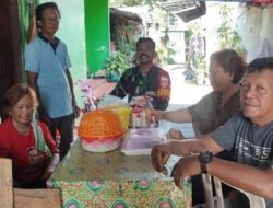 Serap Informasi Sambil Ngopi Bersama Warga, Babinsa Komsos di Warung Kopi