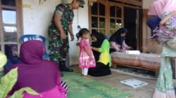 Wujudkan Generasi Sehat, Babinsa Kodim Ponorogo Pendampingan Posyandu Balita