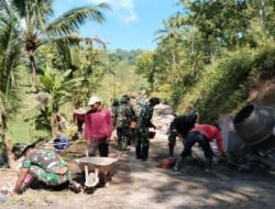 Kemanunggalan TNI Dan Masyarakat Sudah Terlihat Saat Pra TMMD Reguler Ke-127