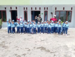 Belajar Cinta Tanah Air Sejak Dini, PAUD Bhineka Kunjungi Koramil Pilangkenceng