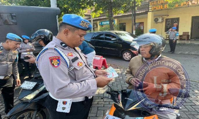 Sipropam Polres Pasuruan Gelar Ops Gaktibplin Guna Mencegah Pelanggaran Anggota