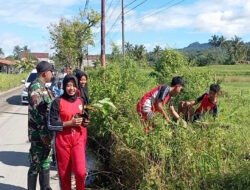 Hijaukan Lingkungan, Kodim Ponorogo Lakukan Tanam Anakan Bibit Pohon