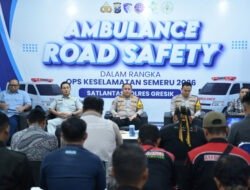Operasi Keselamatan Semeru 2026, Polres Gresik Fokuskan Ambulance Road Safety