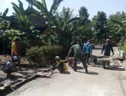 Babinsa dan Warga Bahu Membahu, Selokan Baru Jadi Ikhtiar Cegah Banjir di Desa Sareng