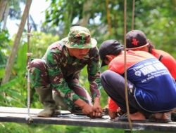 Jembatan Perintis Garuda II di Prigi Hampir Rampung, Sinergi TNI dan Warga Perkuat Akses Desa