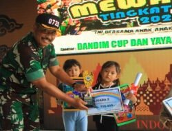 Kodim 0725/Sragen bersama Yayasan Kartika Jaya gelar lomba mewarnai