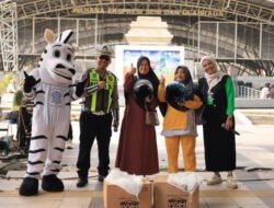 Wujudkan Jalan Raya Aman, Satlantas Polres Gresik Sapa Warga di CFD Wahana Ekspresi Pusponegoro