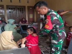 Babinsa Hadir di Posyandu, Wujud Kepedulian TNI terhadap Kesehatan Ibu dan Balita