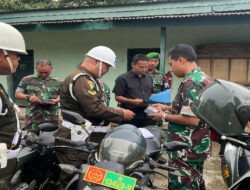 Subdenpom V/1-4 Lakukan Pemeriksaan Kendaraan Dinas Anggota Kodim Pacitan Cegah Pelanggaran Lalin