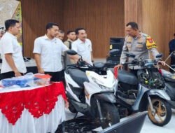 Polresta Sidoarjo Amankan Tiga Tersangka Penipuan Gondol Motor Modus Minta Tolong