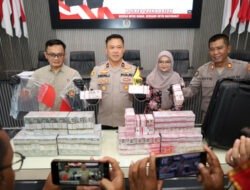 Polres Trenggalek Amankan 2 Tersangka Penipuan Modus Pencairan Dana Rp150 juta