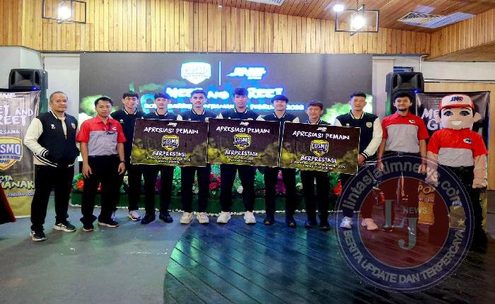 JNE Berikan Bonus Puluhan Juta untuk Skuad Cosmo JNE FC yang Berprestasi membela Timnas di ajang Asia