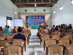 Babinsa Koramil 0801/07 Ngadirojo Hadiri Rapat Pertanggungjawaban Bumdes Rejomulyo