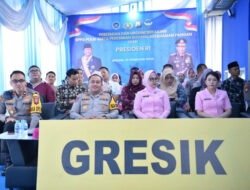 Menuju Indonesia Emas 2045, Prabowo Subianto Groundbreaking SPPG Polri, SPPG Bedilan Gresik Ikut Diresmikan