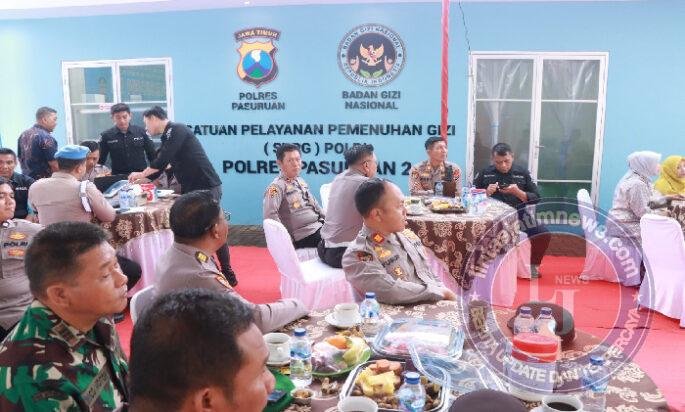 Polres Pasuruan Ikuti Peresmian dan Groundbreaking SPPG Polri oleh Presiden RI