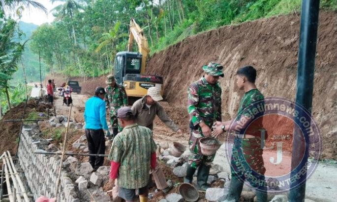 Bukan Hebat Tapi Hanya Terlatih, Begitulah Semboyan Satgas TMMD 127 Kodim Wonogiri