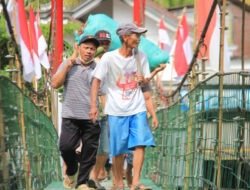 Jembatan Gantung Prigi Rampung, Mobilitas Warga Watulimo Kian Lancar