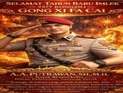 Ucapkan Selamat Tahun Baru Imlek 2557 Kongzili Kepala Satuan Reserse Narkoba Polres Pelabuhan Tanjung Perak Agus Adik Putrawan S.H. M.H