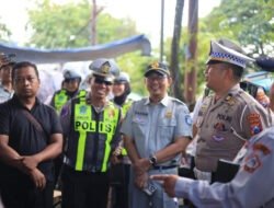 Polres Gresik dan Polda Jawa Timur Gelar Rampcheck Bus Pariwisata, Pastikan Keselamatan Wisatawan