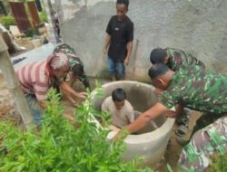 Demi Warga Yang Sehat, Satgas TMMD Bangun Jamban Permanen di Pelosok Desa