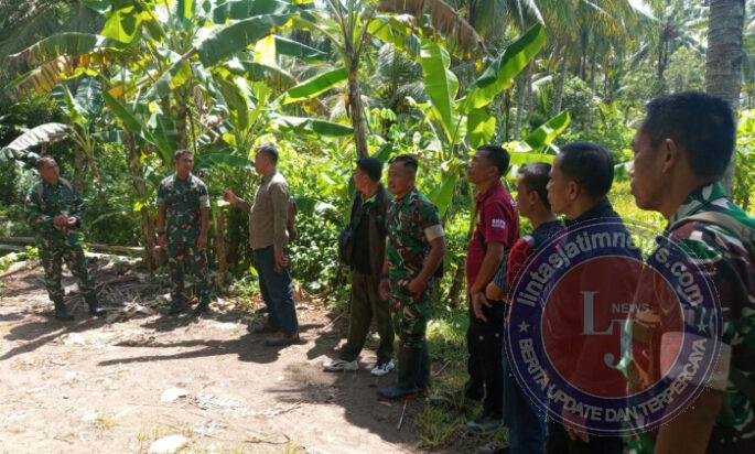 Dandim 0806/Trenggalek Tinjau Lahan Calon Markas Yon Teritorial Pembangunan di Panggul