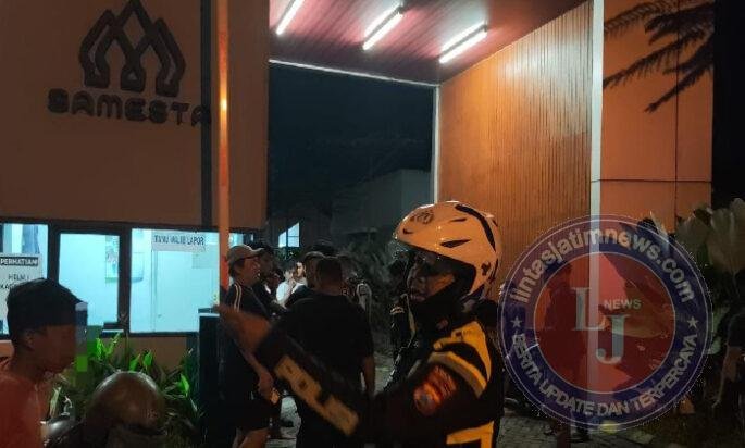 Polres Mojokerto Kota Bersama Warga Gagalkan Perang Sarung