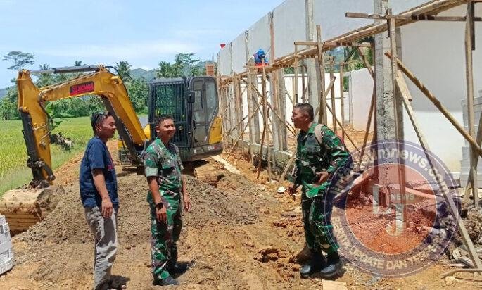 Pastikan Progres dan Mutu Bangunan, Dandim Trenggalek Kawal Pembangunan KDMP di Tiga Desa