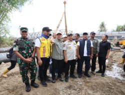 Jembatan Krueng Tingkeum Bireuen Rampung Juli 2026, Kasatgas Tito Apresiasi Menteri PU
