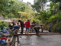 Bulan Puasa Bukan Penghalang Dalam Kemanunggalan TNI Dan Warga Di Lokasi TMMD 127 Kodim Wonogiri