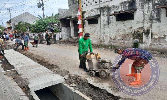 Bulan Puasa Bukan Penghalang Kemanunggalan TNI dan Rakyat di Sasaran TMMD Sengkuyung Tahap TA. 2026 Kodim 0735 Surakarta