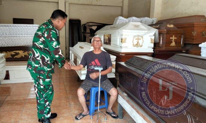 Tingkatkan Perekonomian Wilayah, Babinsa Gandekan Berikan Motifasi Kepada Pelaku UMKM