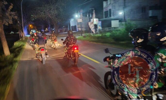 Kodim dan Polres Sragen gelar Patroli skala besar malam Takbiran