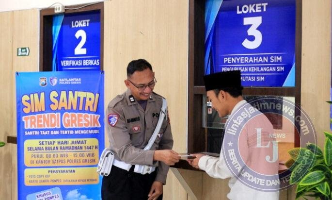 Bulan Suci Ramadan 1447 H, Satlantas Polres Gresik Buka Layanan Khusus SIM Santri Trendi