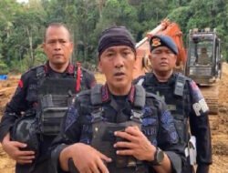 Polda Sumut Sita 12 Eskavator di Tambang Emas Ilegal Madina, 7 Orang Ditangkap